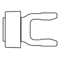 Yoke for John Deere Rotary Cutter Tractor (Fits 1018 P400 2400) AW27459