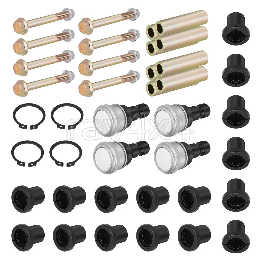 Front A-Arm Bushing Ball Joint Kit for Polaris Scrambler 850 1000 XP (2014–2018)