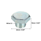 Set of 1 M14x1.5 Oil Drain Plug with Washer 94027565 for Buick 