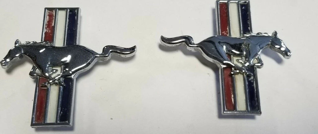 Set of 2 Fender Emblem Logo Badges for Ford Mustang (1994–2000)
