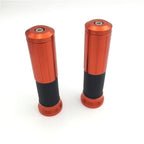 7/8" Dark Orange Anti-Skid Rubber Handlebar Grips for Yamaha YZF R6S FZ6 (2000–2023)