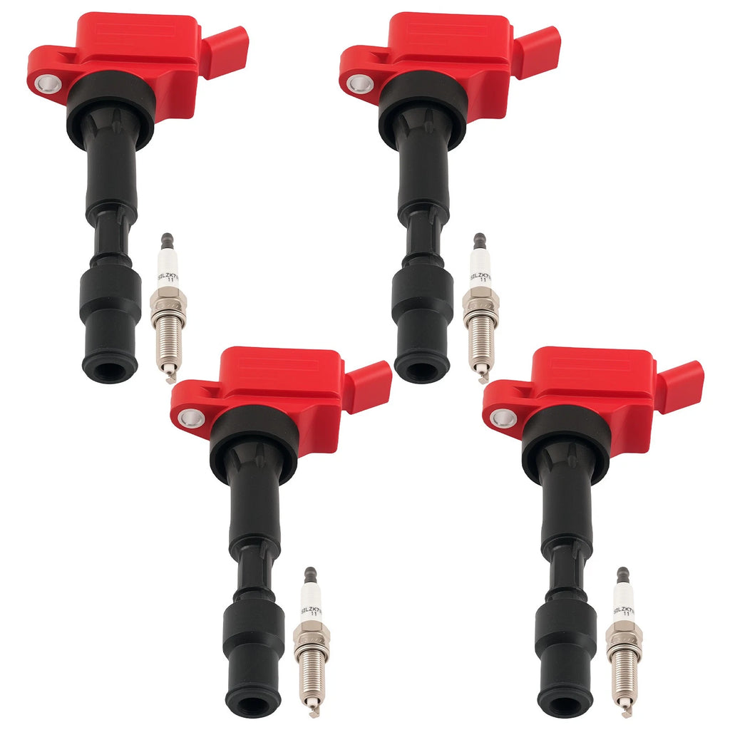4X Ignition Coils & Spark Plugs for Kia Forte Koup (2017) 273002E601