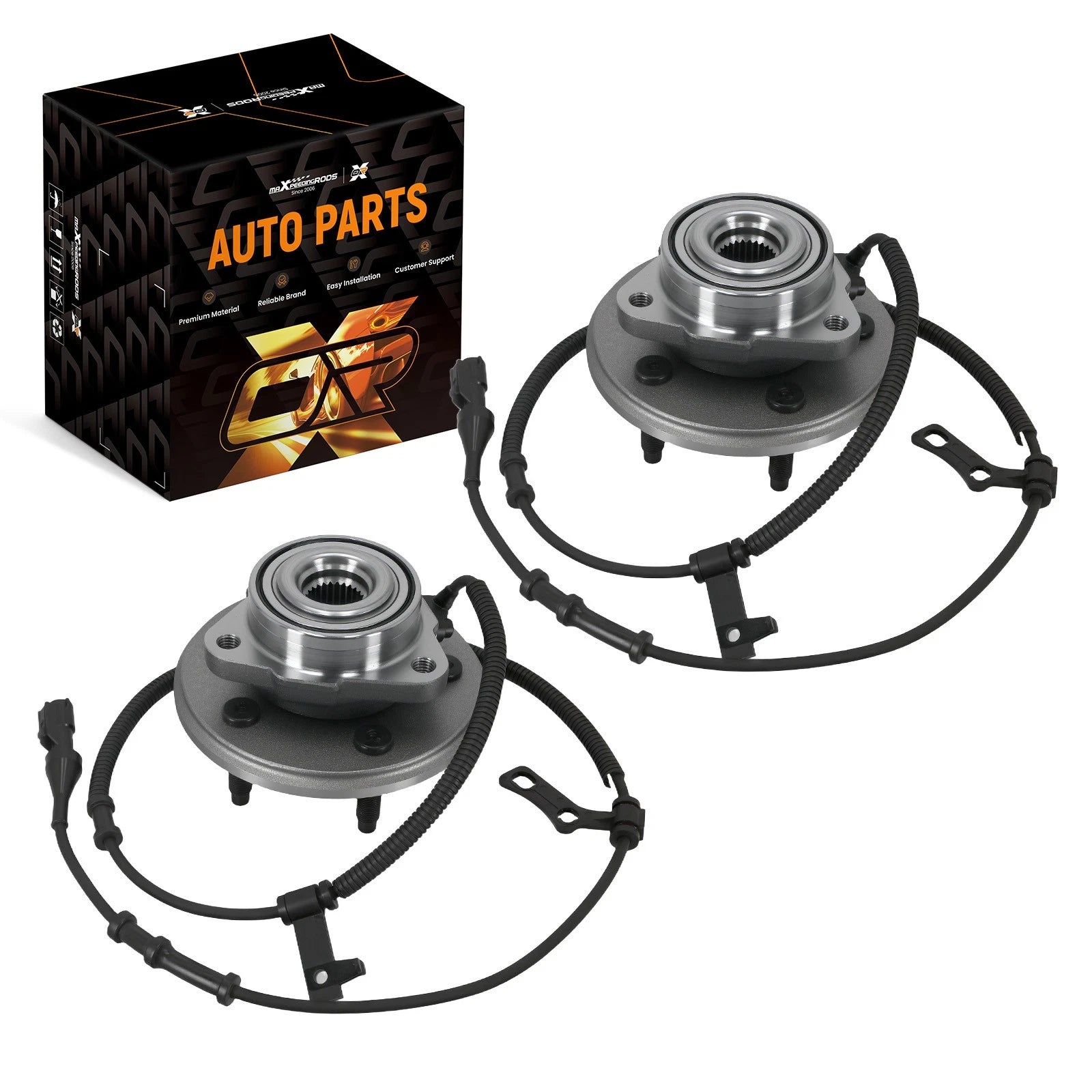 Front Wheel Hub & Bearing for Ford Explorer Sport Trac (2007–2010) 6L241104AH