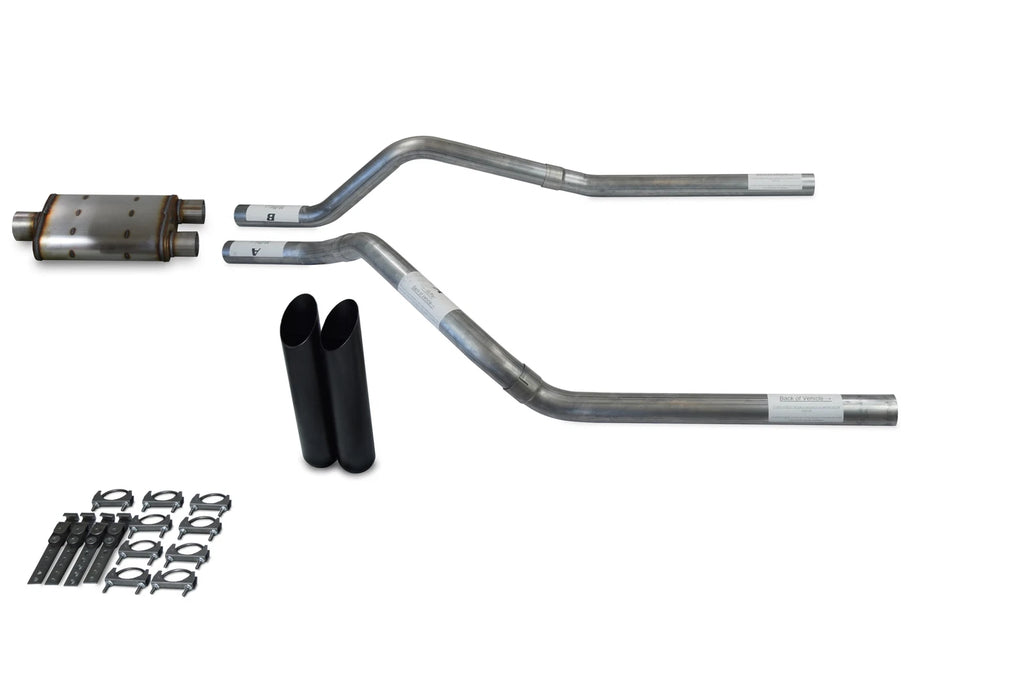 Dual Exhaust Kit for GMC Jimmy (1995–1999) - 2.5" Magnaflow XL Black Tips