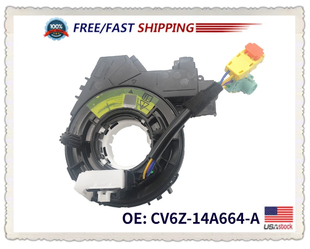 Clock Spring with Cruise for C-MAX, ESCAPE, TRANSIT CONNECT (2013–2018) CV6Z-14A664-A