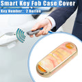 2 Buttons Remote Smart Key Fob Cover Case for Mazda CX-3, CX-4, CX-5 (2016–2021) TPU Orange