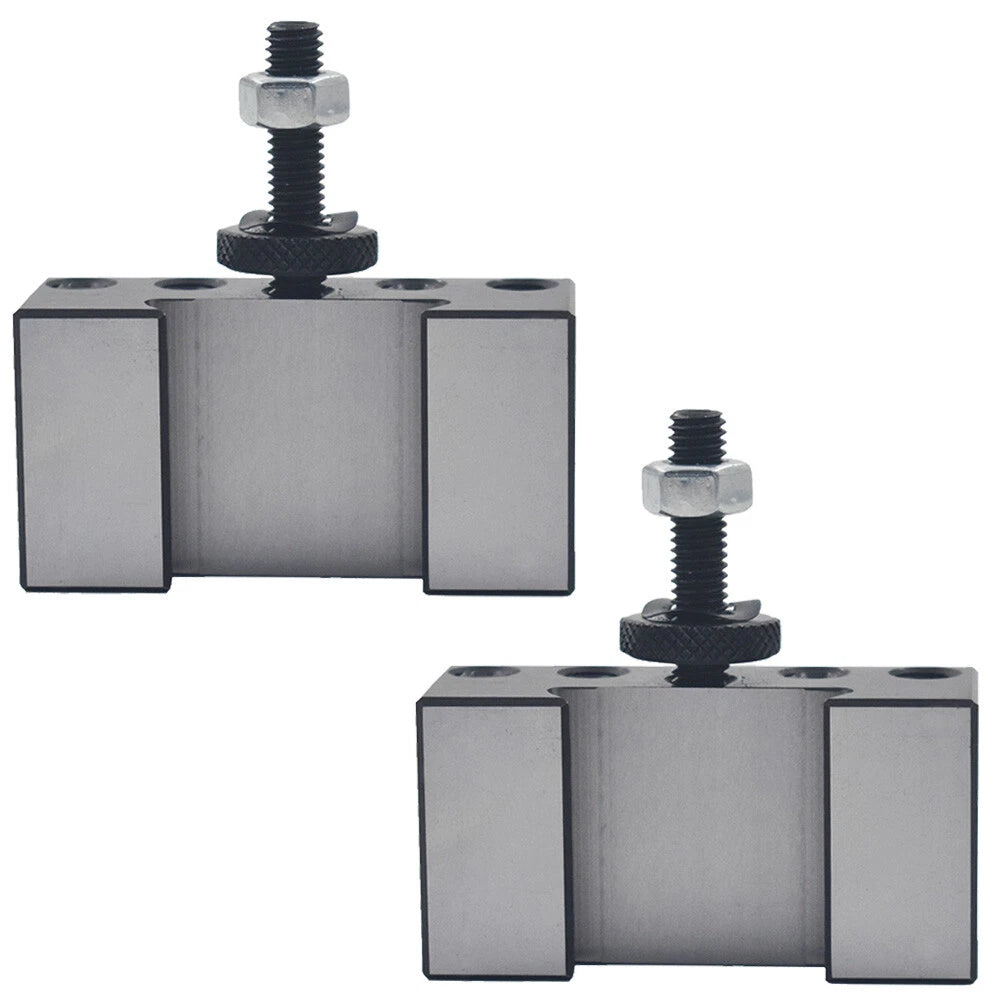 2Pcs Quick Change Turning Facing Lathe Tool Post Holder for OXA