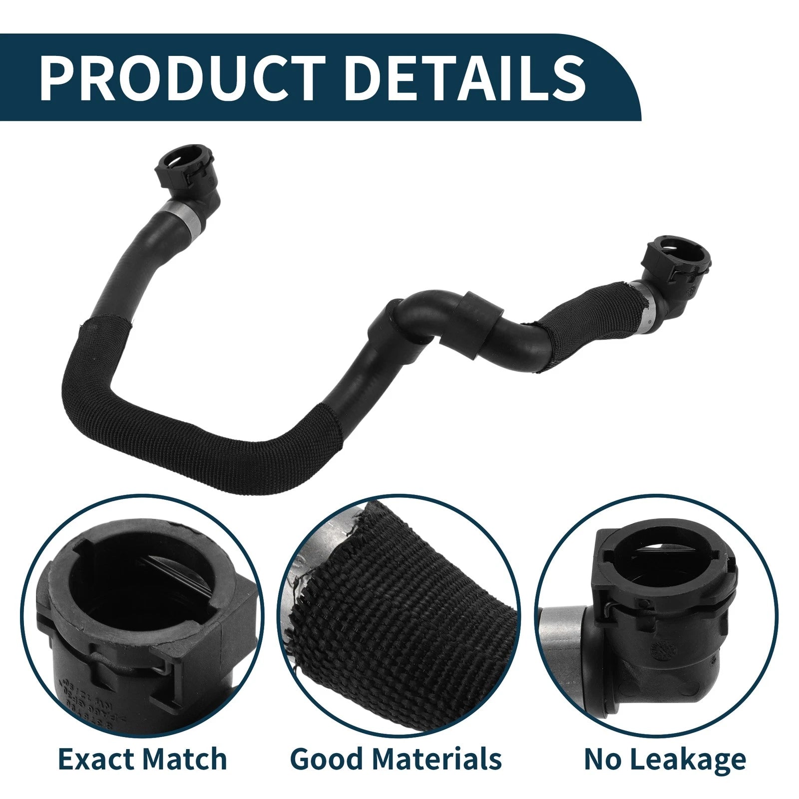 Radiator Hose No. 17127598248 for BMW 535i (2011–2016) Cooling Tube