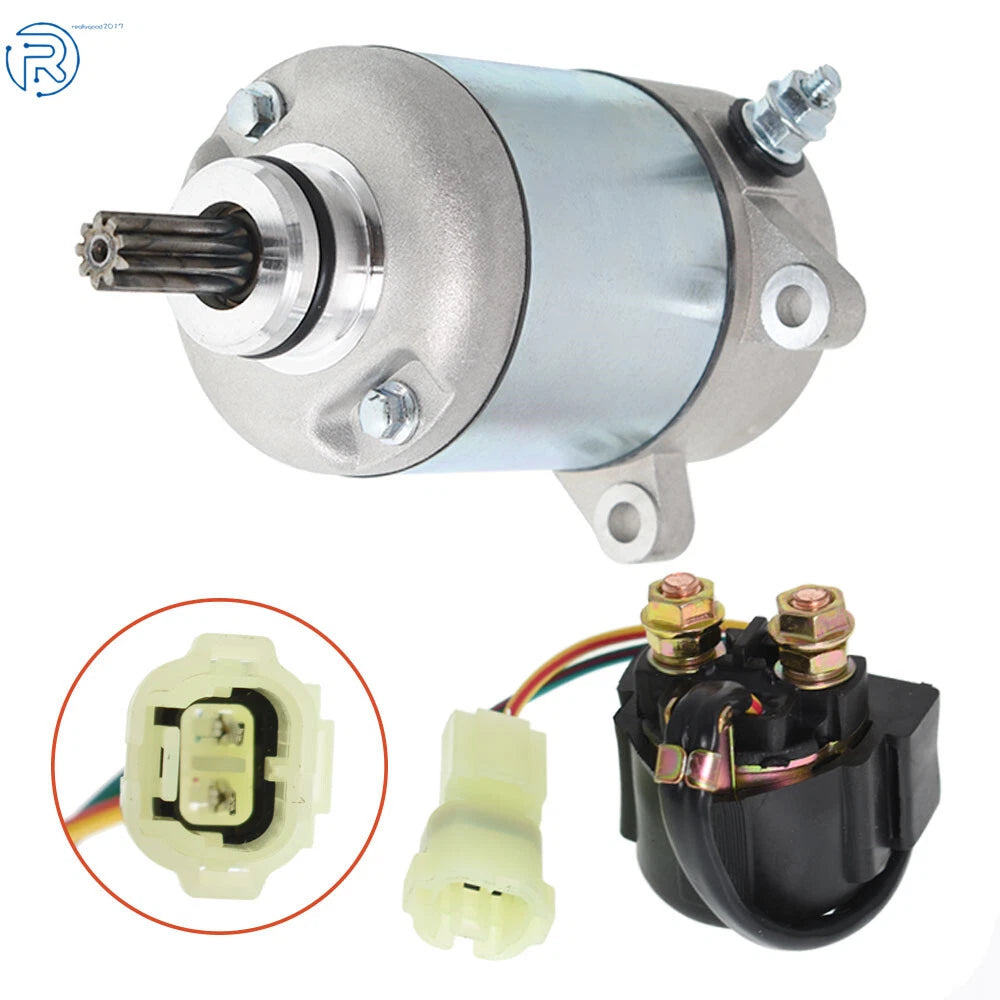 Starter & Relay Solenoid for Honda TRX250TE Recon 250 (2002-2007)
