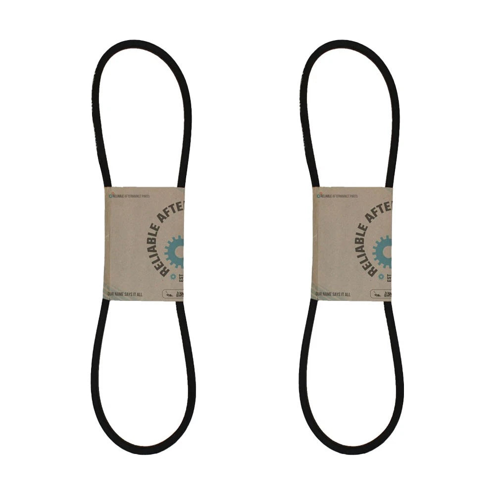 Set of 2 Deck Belts for Murray 46" LT Rail Frame (1990–Present) 710216