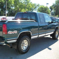 Short Bed Rocker Panel Trim 6.25"N/F for 1988-1998 Chevy/GMC C/K Pickup Ext. Cab