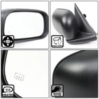 Right Side Door Mirror for Dodge Dakota (2005–2011) OE Style, Powered, Heated