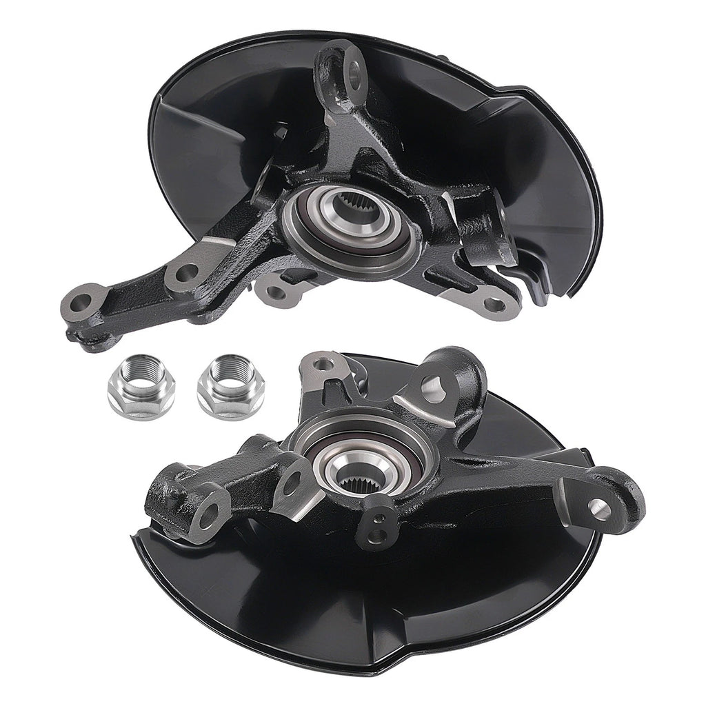 2X Front Steering Knuckle & Wheel Hub Bearing for Honda Civic (2006–2011) 698-450