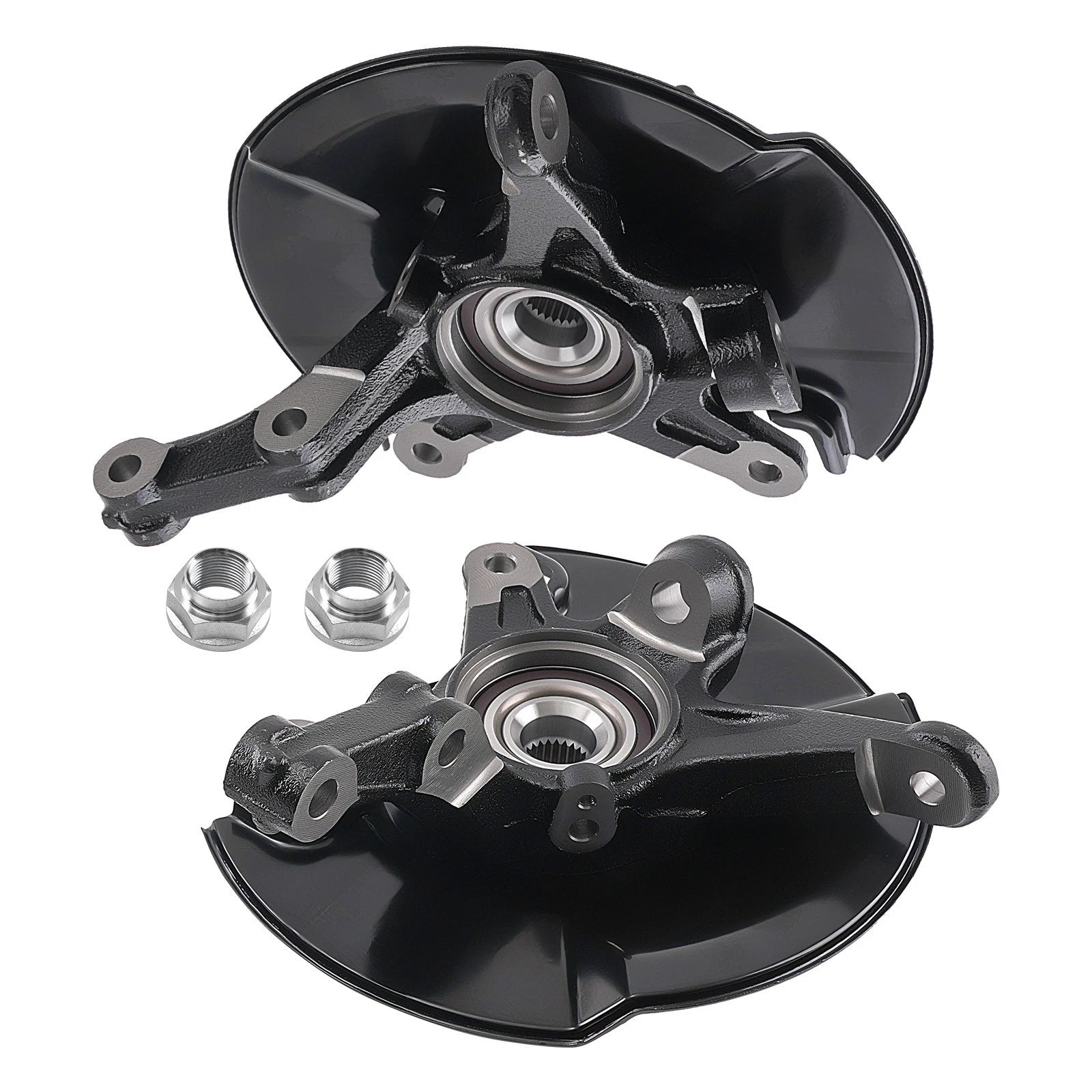 2X Front Steering Knuckle & Wheel Hub Bearing for Honda Civic (2006–2011) 698-450