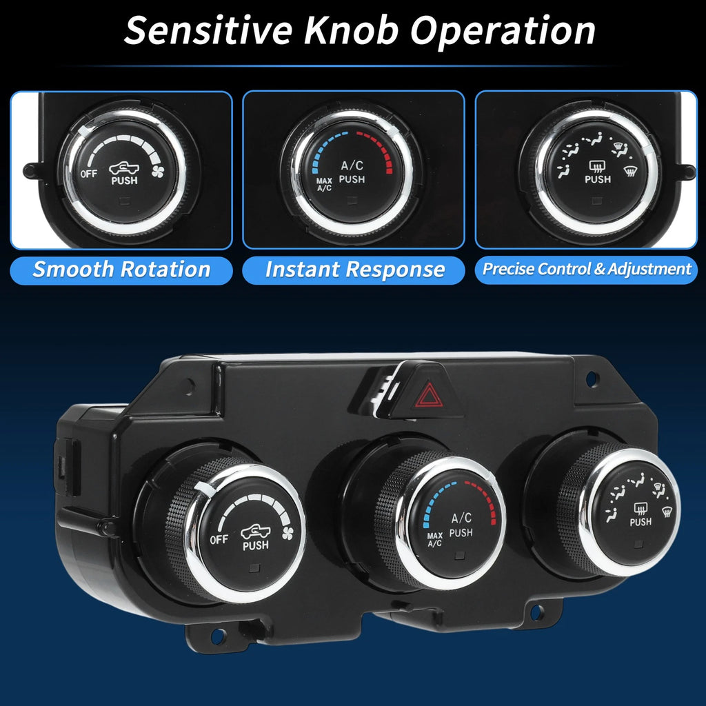 A/C Heater Climate Control Module Panel 68268190AA for Dodge Ram 1500 (2014–2018)