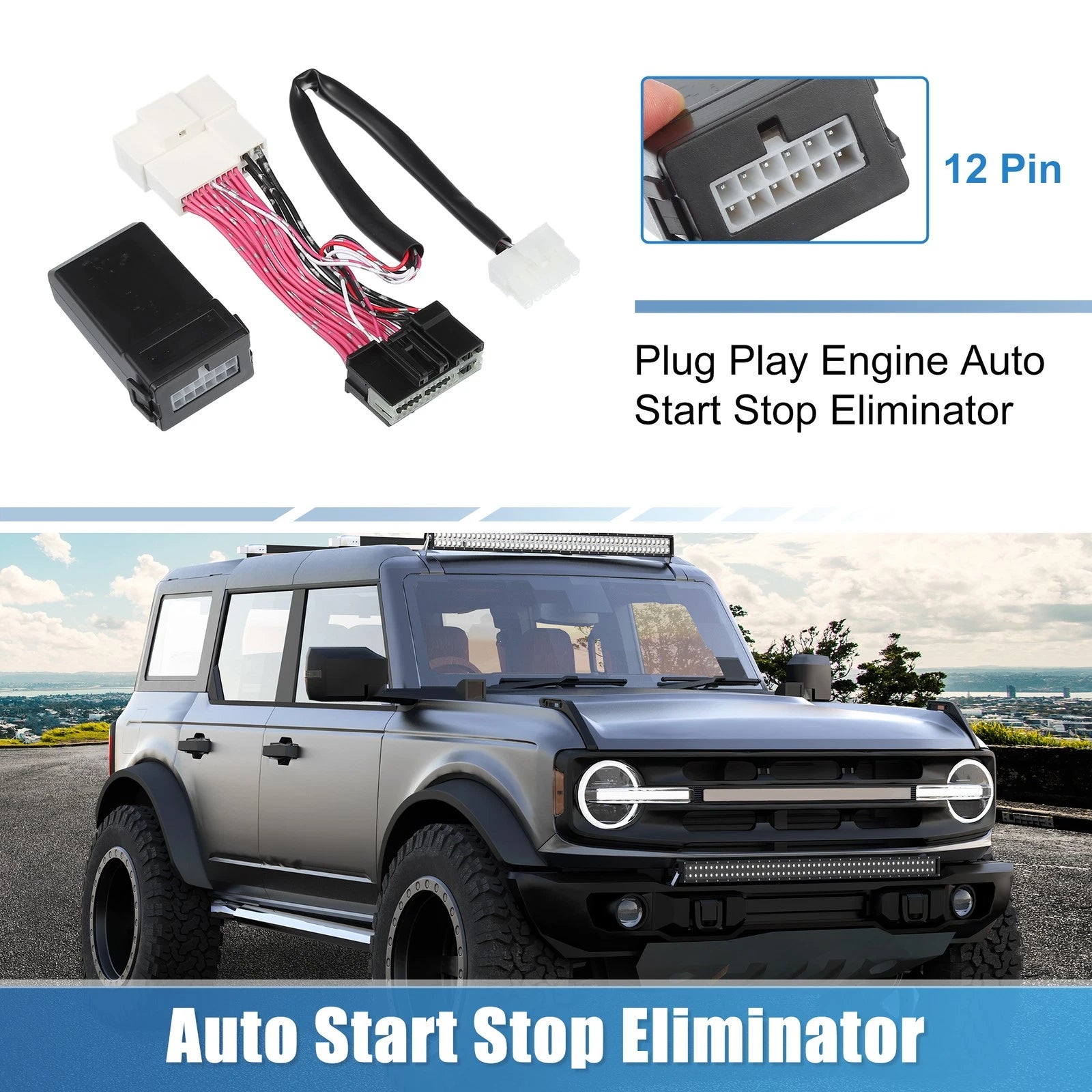 Auto Start Stop A-Off Cable Replacement for Ford Bronco (2021–2022)