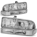 Chrome Housing Smoked LED Fog Light Kit for S10/Blazer (1998–2004)