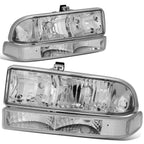 Chrome Housing Smoked LED Fog Light Kit for S10/Blazer (1998–2004)
