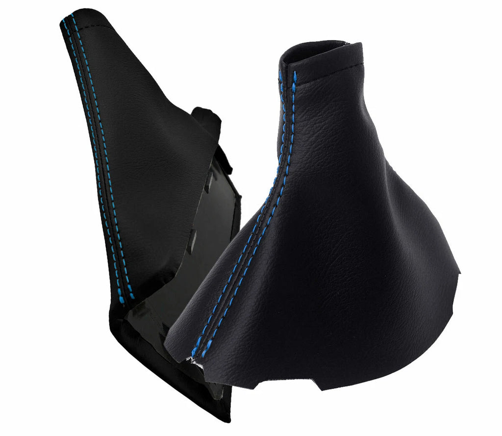 Manual & E Brake Boot Cover for Subaru BRZ (2013–2020) Blue Stitch