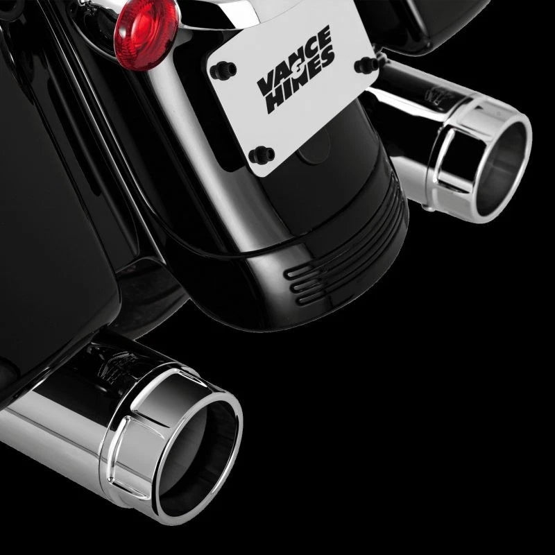 Vance & Hines Torquer 450 Chrome Slip-On Exhaust for HD Touring (2017–2022)