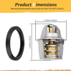 Thermostat for Kawasaki Ninja 250R EX250F, Ninja 300 EX300, Versys-X 300 KLE300 (2008–2023)