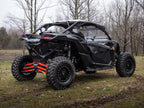SuperATV Boxed Rear Radius Arms for Can-Am Maverick X3 (2017–2023) - Red
