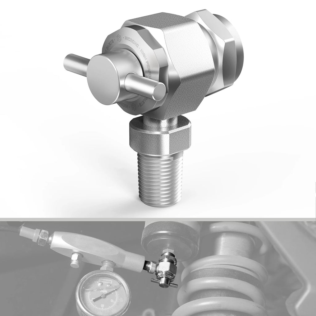 1x 1/8" NPT Nitrogen Filling Valve No Loss Air Chuck for Motorcycle ATV UTV