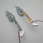 Flame LED Turn Signal Integrated Mirrors for Honda Kawasaki Suzuki (All Years)
