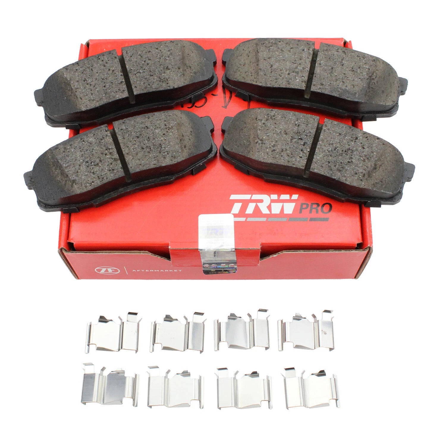 TRW Pro Rear Ceramic Brake Pad Set & Clips for LX570 Land Cruiser Sequoia Tundra (2008–2021)