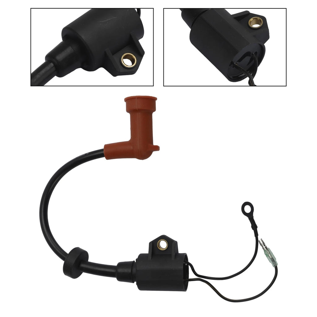 Ignition Coil for Yamaha 9.9hp 13.5hp 15hp (1990–2023) 65E-85570 63V-85570