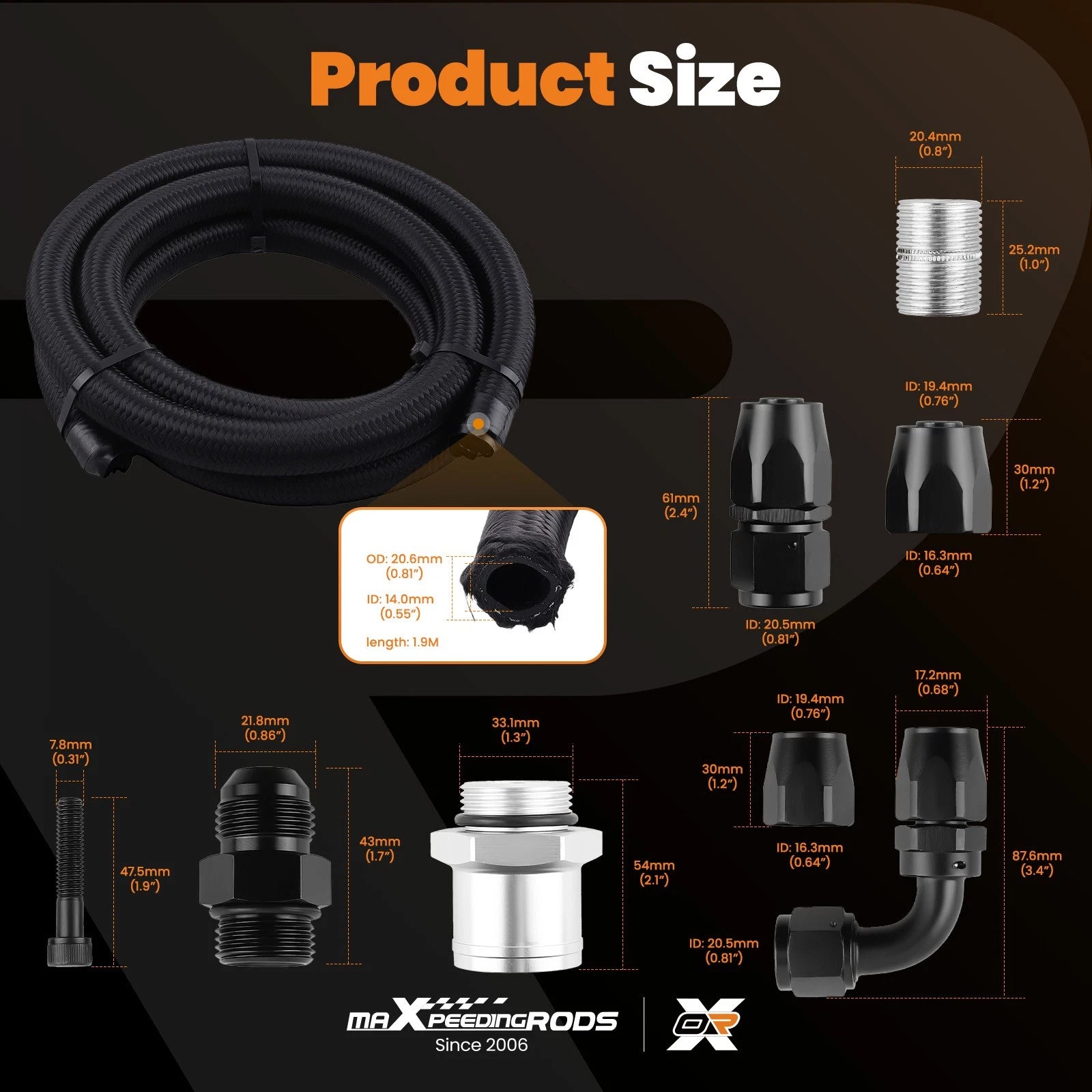 Oil Filter Relocation Kit for Ford Mustang GT, F150 (1994-2009)