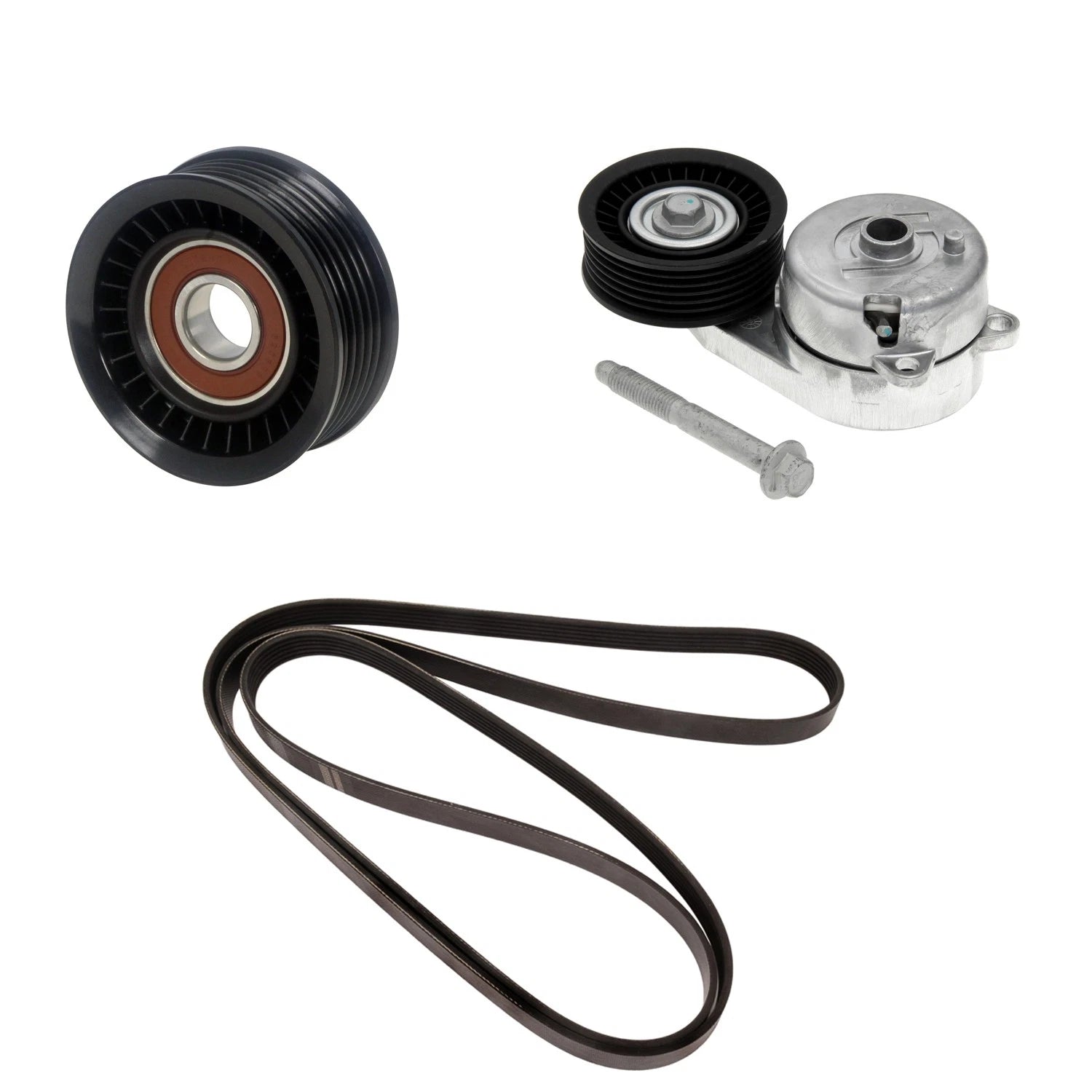 Drive Belt Idler Pulley Tensioner Kit for GMC C&K 2500 (1973–1991)