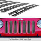 Chrome Billet Grille Insert for Jeep Wrangler JK (2007-2018)