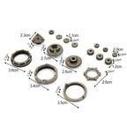 17pcs Metal Gear Set for Brushless Lithium Electric Drill