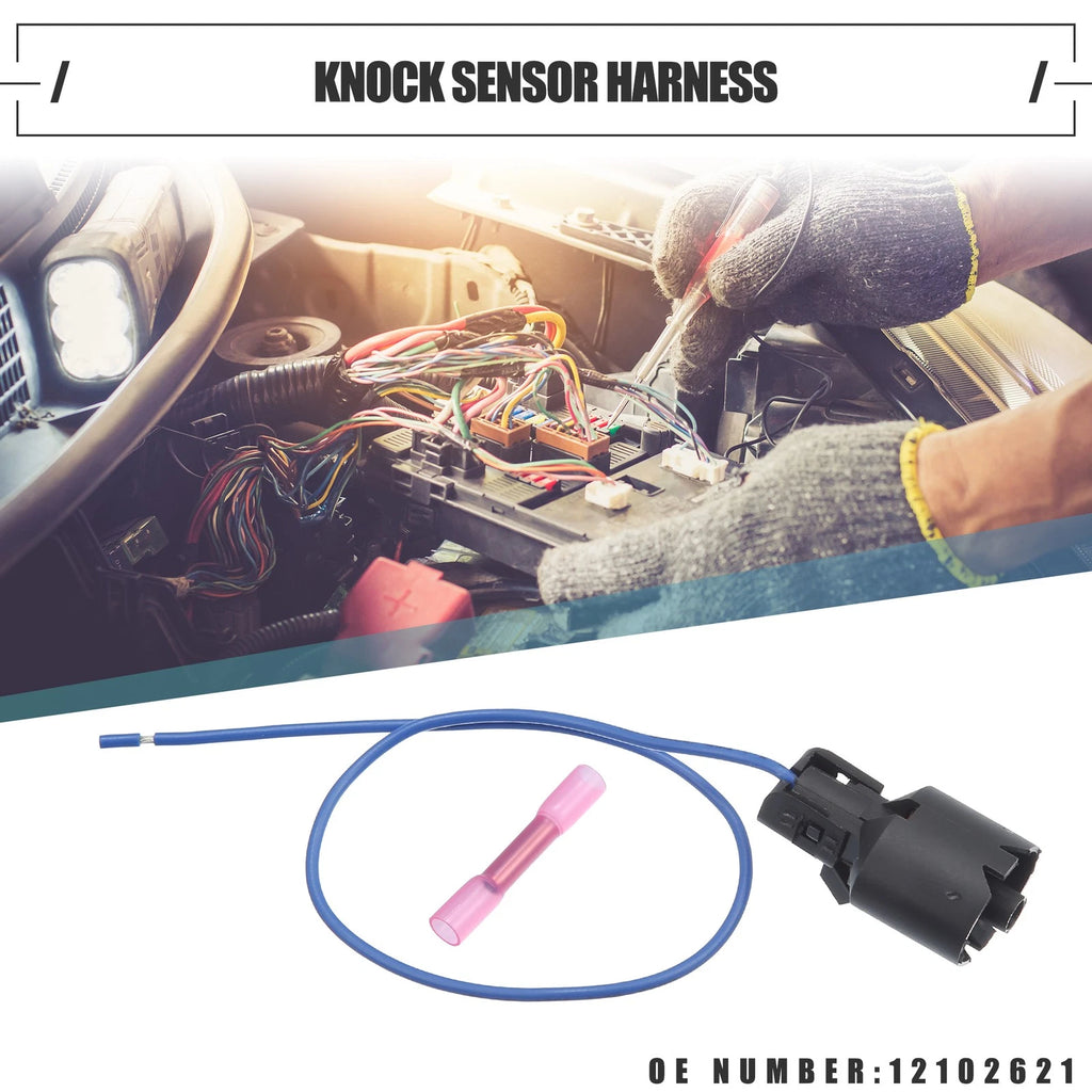 Knock Sensor Harness for Chevrolet Camaro (2010–2015) No. 12102621 Black Set of 1