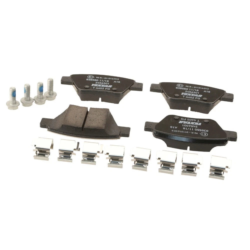 Textar Rear Disc Brake Pads Set for Audi A3 Quattro, VW Beetle, Eos, GTI, Golf, Jetta, Passat (2000–2023)