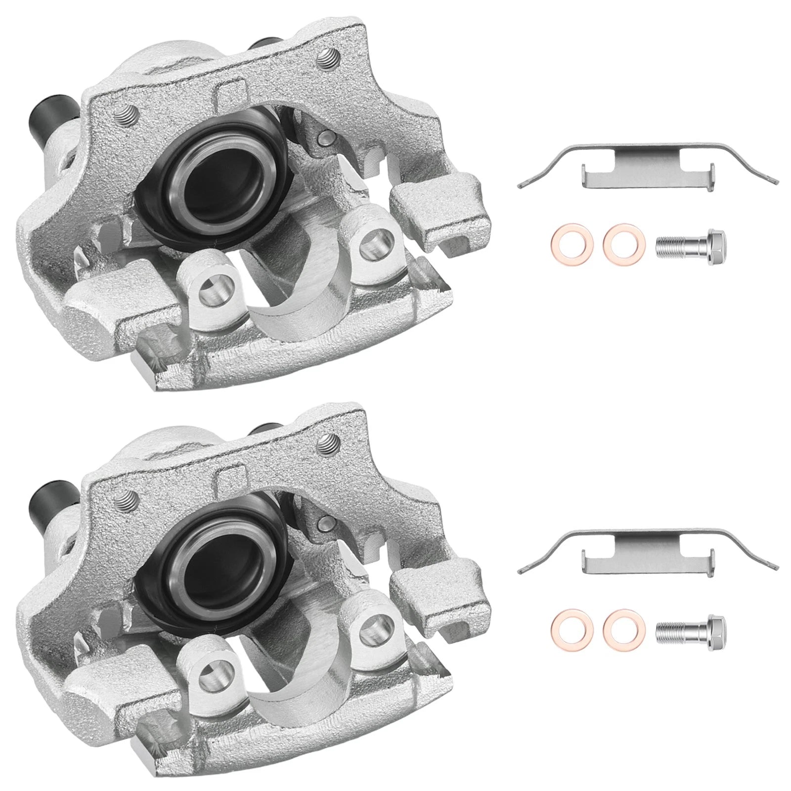 Rear Brake Calipers w/ Bracket Pair for BMW 325i 325xi 323i (2006–2011)