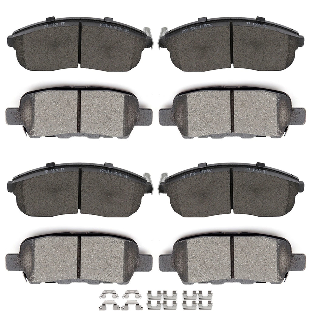 Ceramic Brake Pads Kit for Nissan Altima, Sentra, Juke, 350Z