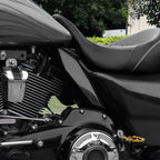 Carbon Fiber Vivid Black Mid-Frame Air Deflector for Harley Touring (2009–2023)
