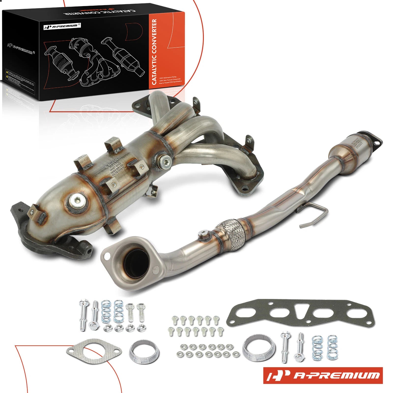 2X Catalytic Converter for Nissan Altima (2002–2006) 2.5L