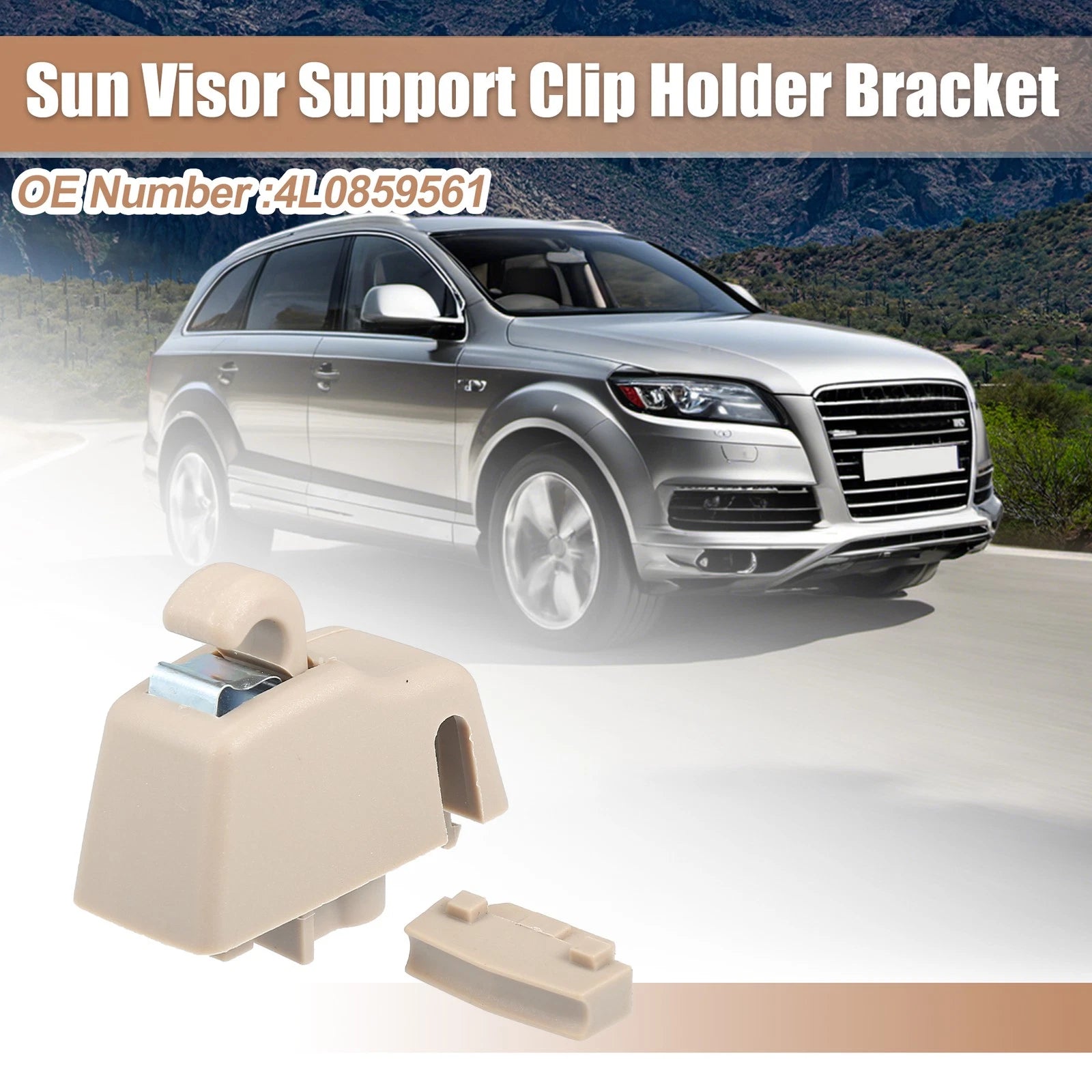 Sun Visor Support Clip No. 4L0859561 for Volkswagen Touareg (2004–2010)