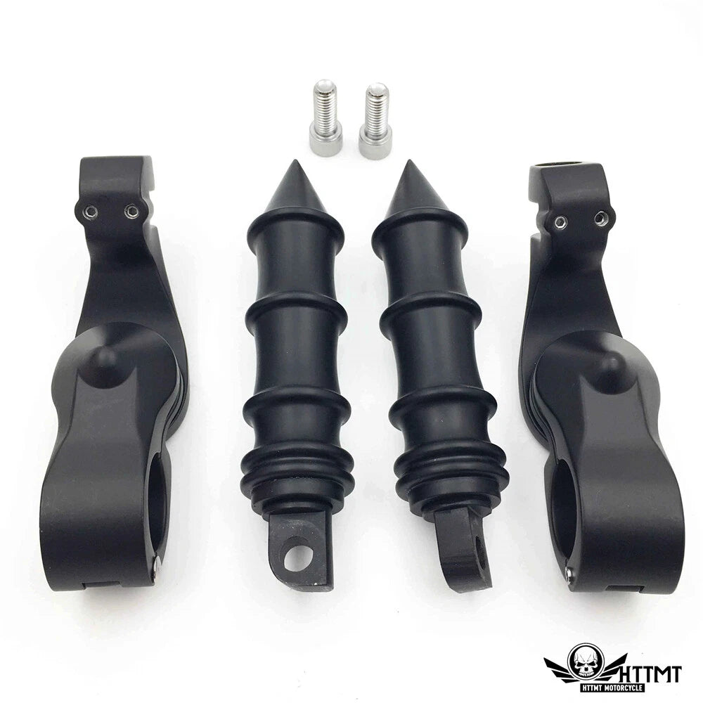 Chrome 2.5" Short Foot Peg Kit for CVO Limited FLHTKSE (2014–2022)