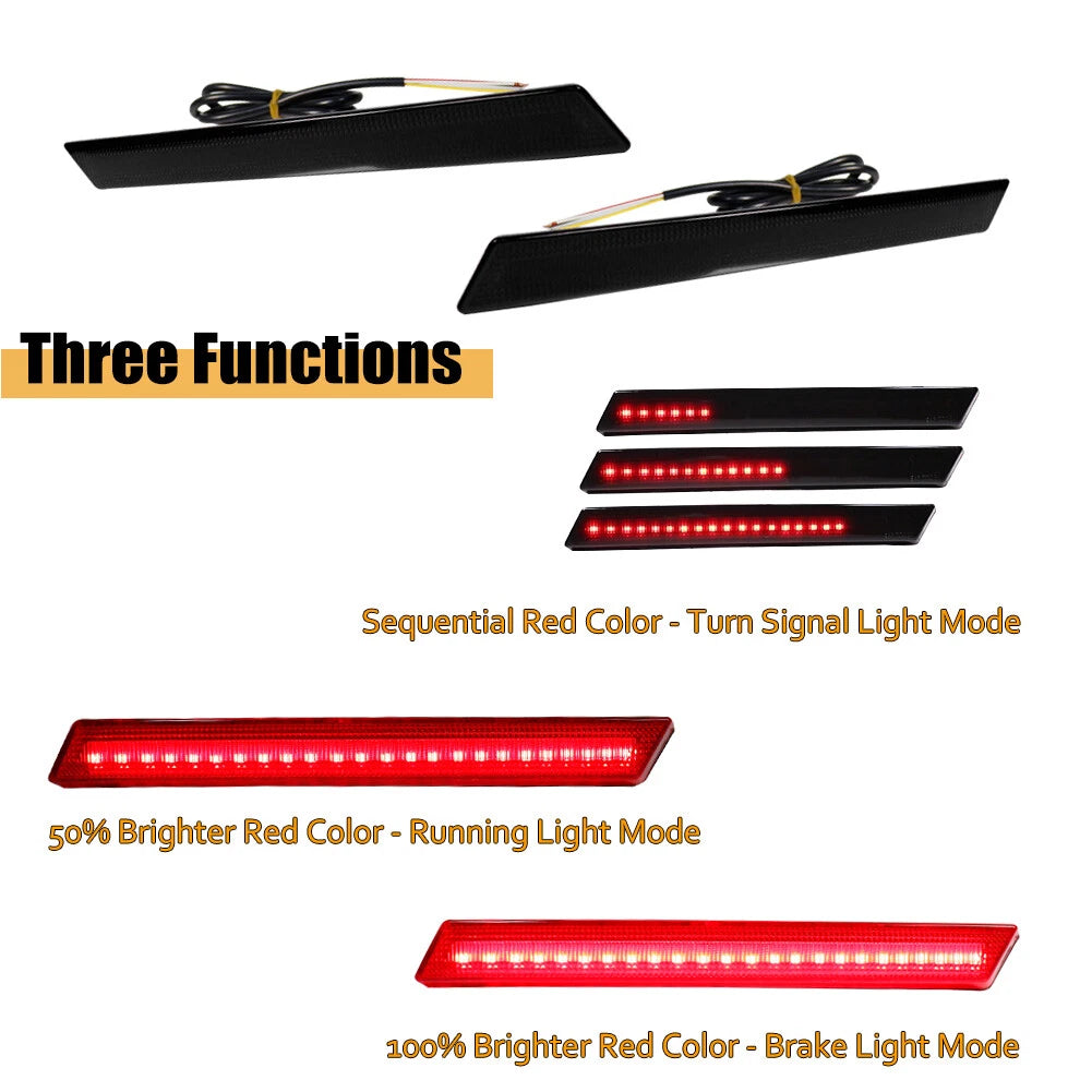 LED Bumper Reflectors for Cadillac XTS (2013–2017)