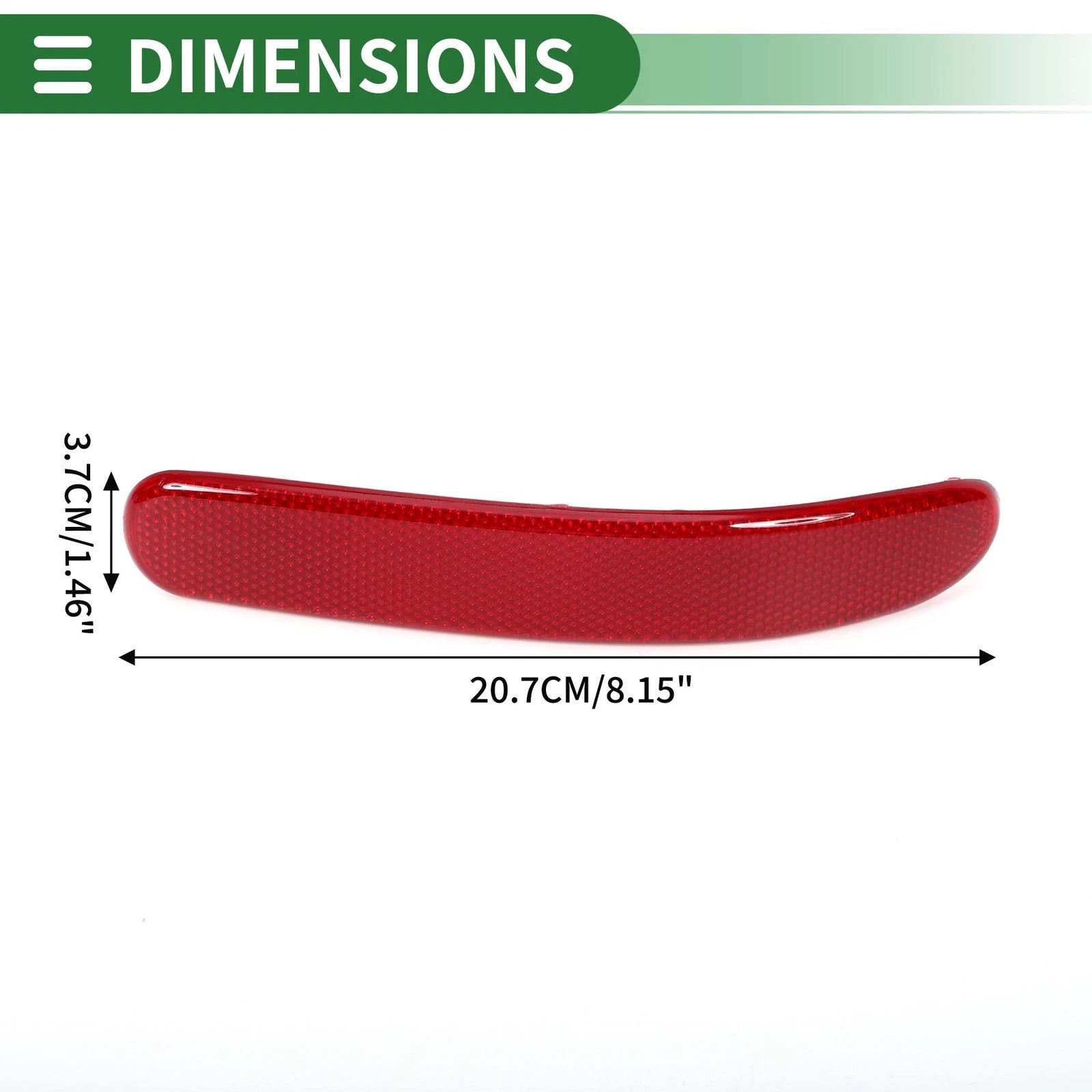 Bumper Reflector No. 51137240232 for BMW Mini Cooper Clubman R55 (2008–2014)