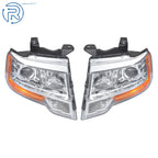 Set of 2 Halogen Projector Headlights for Ford Expedition (2015–2017)