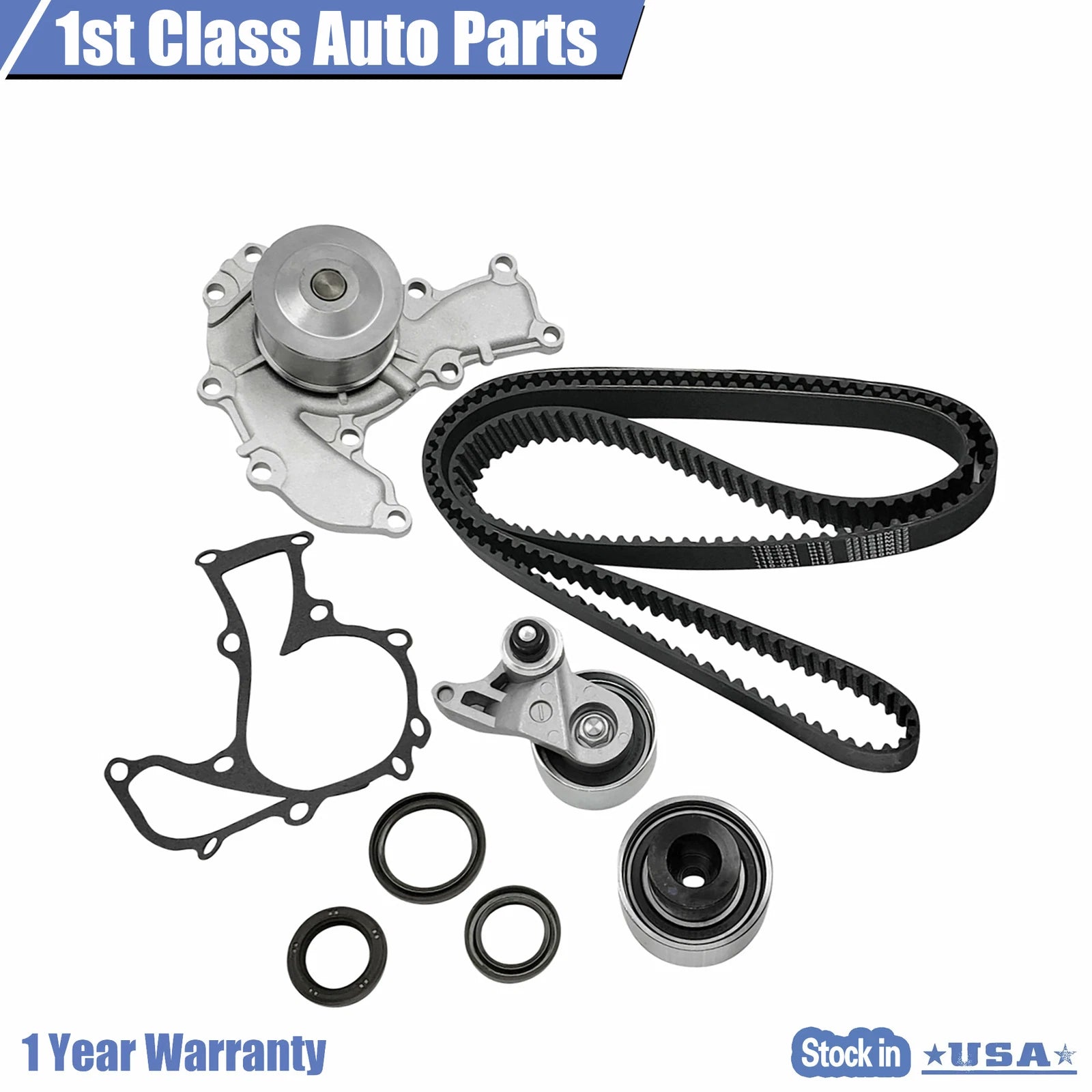 Timing Belt Water Pump Kit for Acura SLX Honda Isuzu Rodeo Trooper (1996–2004)