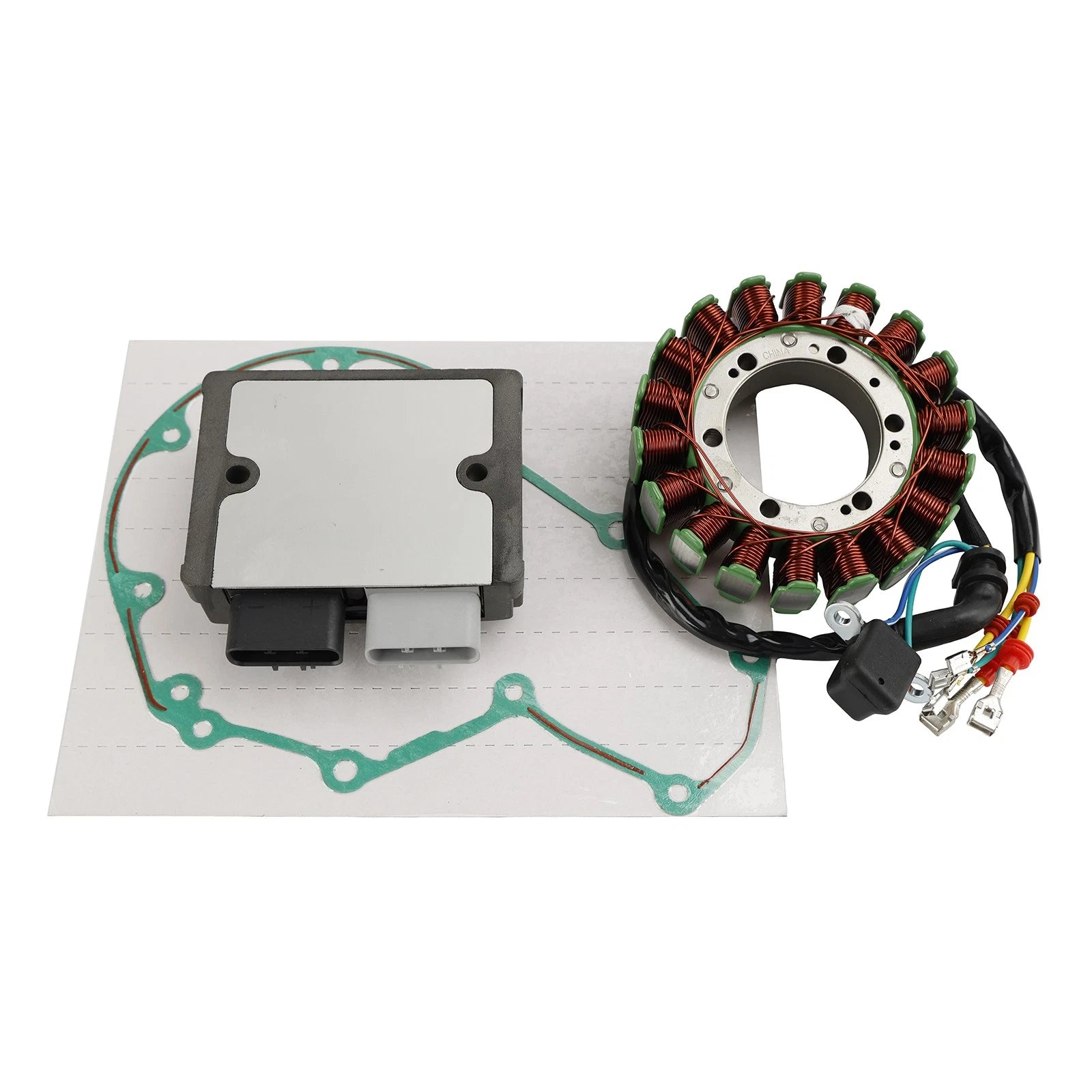 Stator + Regulator Rectifier + Gasket for Honda MUV700 Big Red 700 (2009–2013)