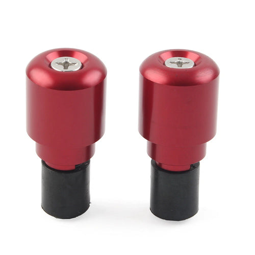1 Pair CNC Handlebar Grips Bar End Slider Cap Red for Honda CBR1000RR (2008–2023)