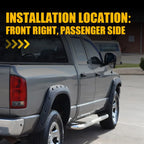 Right Passenger Side Mirror Glass with Spotter for Dodge Ram 1500 2500 3500
