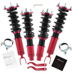 24 Clicks Adjustable Damper Coilover Lowering Kits for Honda Accord (1990–1997)